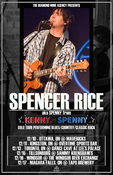 Spencer Rice - Tour Poster